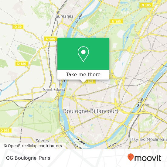 Mapa QG Boulogne