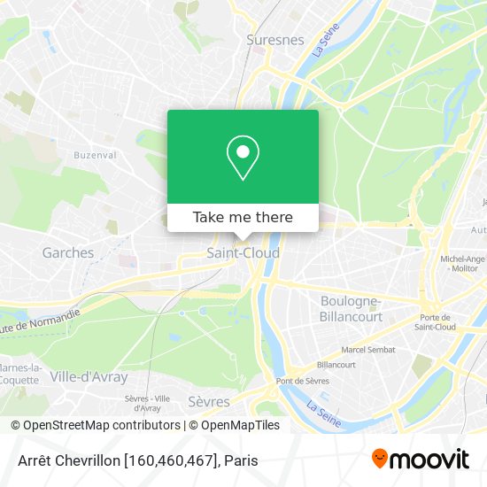 Arrêt Chevrillon [160,460,467] map