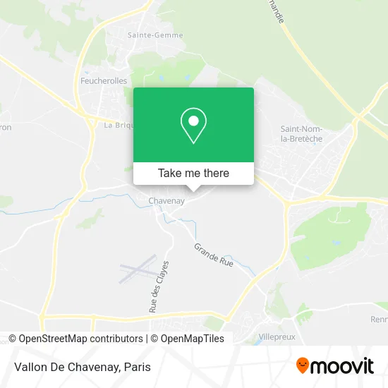 Vallon De Chavenay map