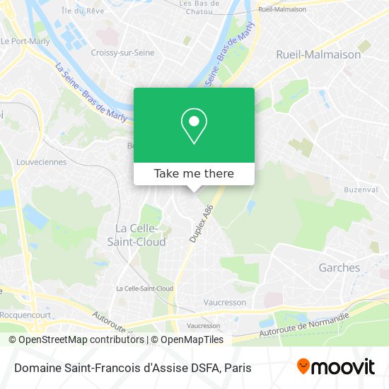 Domaine Saint-Francois d'Assise DSFA map