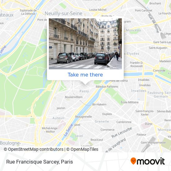 Rue Francisque Sarcey map