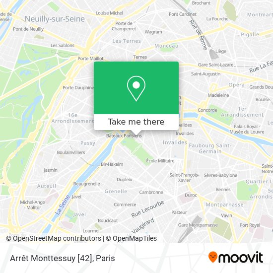 Mapa Arrêt Monttessuy [42]
