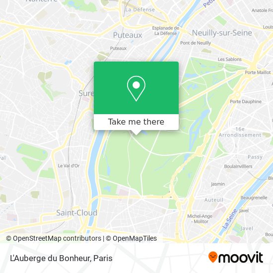 L'Auberge du Bonheur map