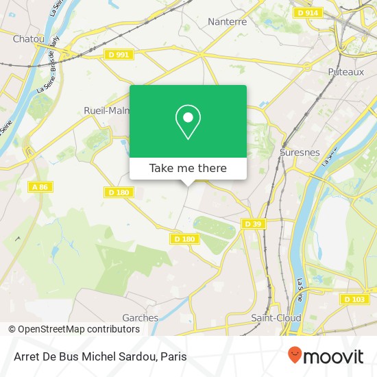 Mapa Arret De Bus Michel Sardou