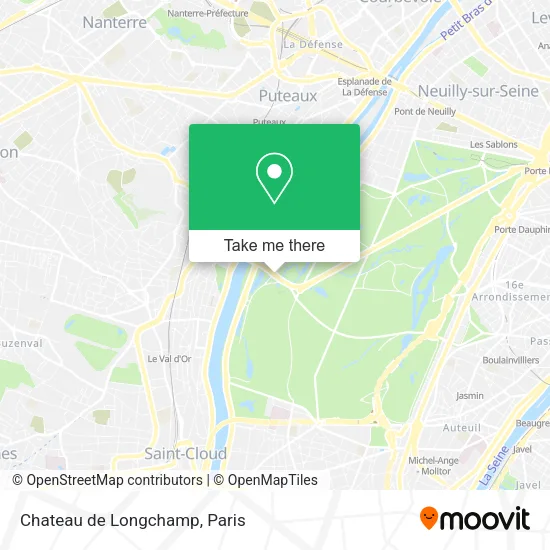 Chateau de Longchamp map