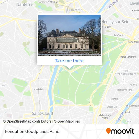 Fondation Goodplanet map