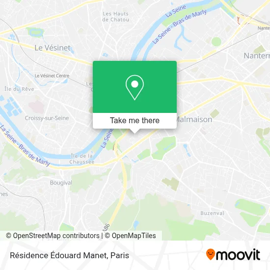 Résidence Édouard Manet map