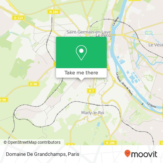 Mapa Domaine De Grandchamps