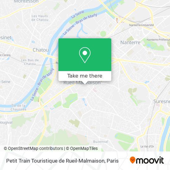 Petit Train Touristique de Rueil-Malmaison map
