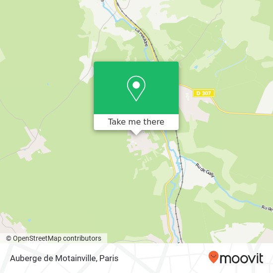 Auberge de Motainville map