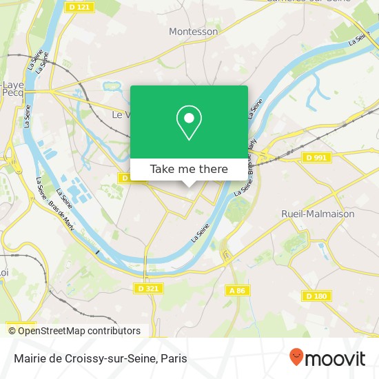 Mapa Mairie de Croissy-sur-Seine