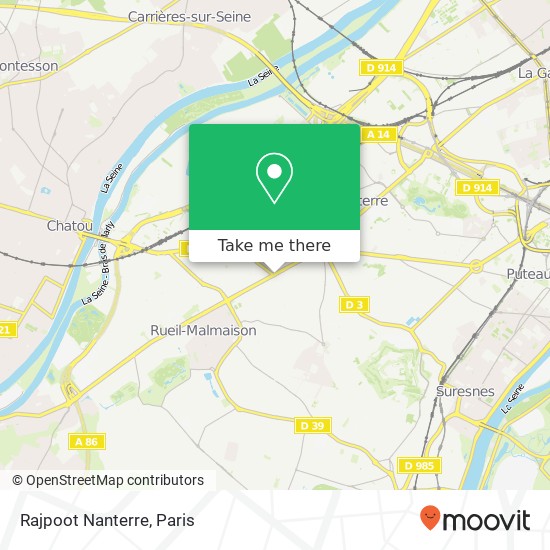 Mapa Rajpoot Nanterre