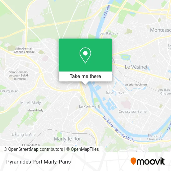Pyramides Port Marly map