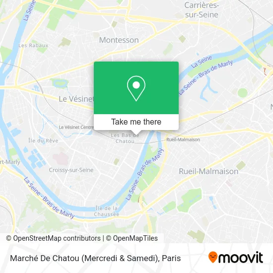 Marché De Chatou (Mercredi & Samedi) map