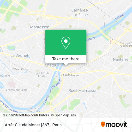 Mapa Arrêt Claude Monet [367]