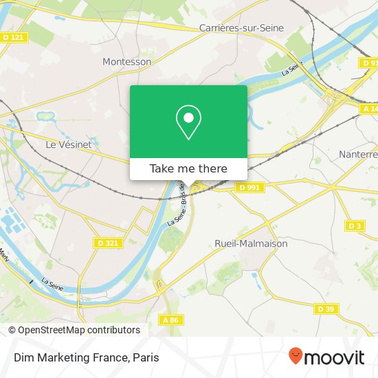 Dim Marketing France map