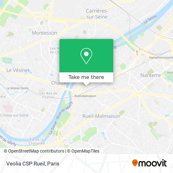 Veolia CSP Rueil map