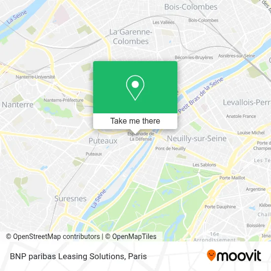 BNP paribas Leasing Solutions map