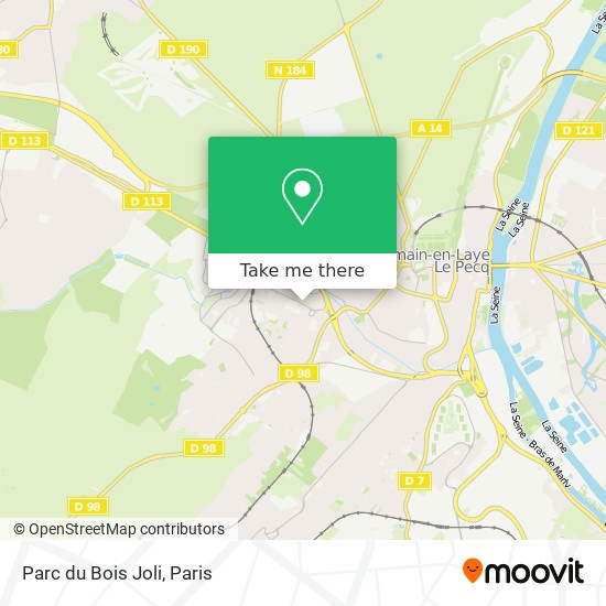 Parc du Bois Joli map