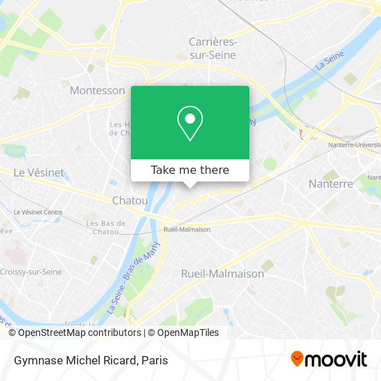 Gymnase Michel Ricard map