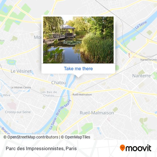Parc des Impressionnistes map