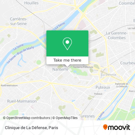 Clinique de La Défense map