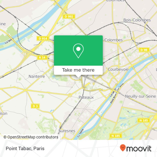 Point Tabac map