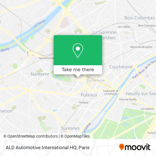 Mapa ALD Automotive International HQ