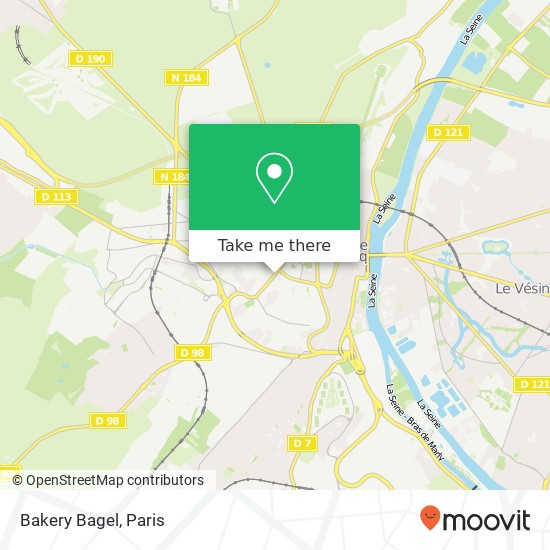 Mapa Bakery Bagel