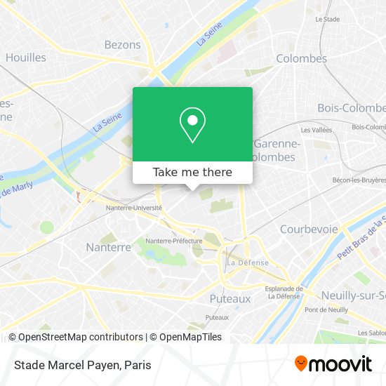 Stade Marcel Payen map