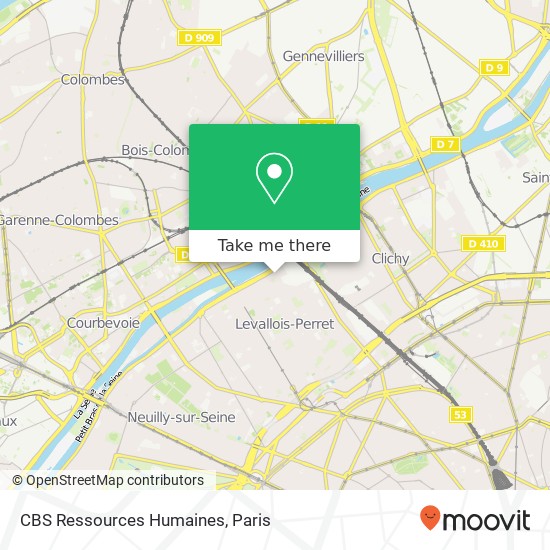 CBS Ressources Humaines map