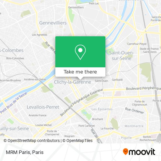 MRM Paris map