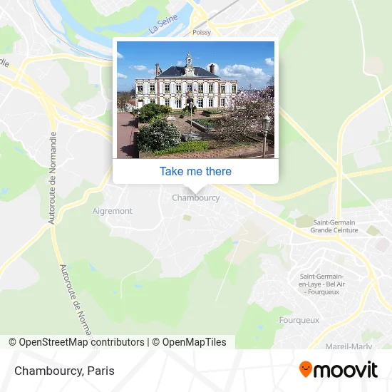 Chambourcy map