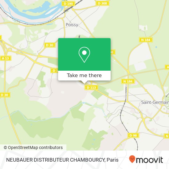 NEUBAUER DISTRIBUTEUR CHAMBOURCY map