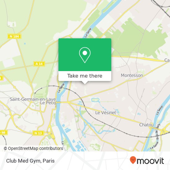 Club Med Gym map