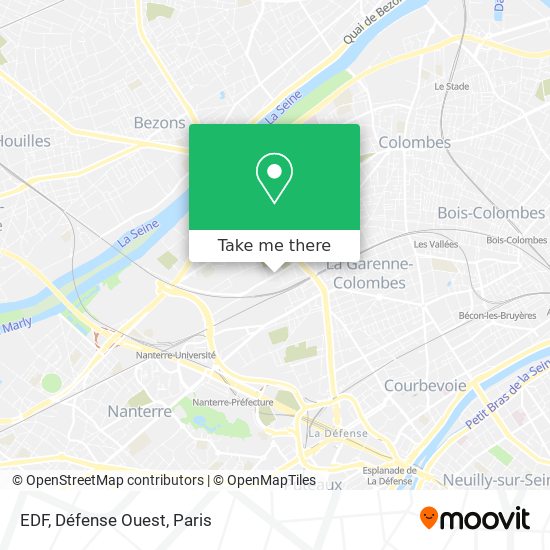 Mapa EDF, Défense Ouest