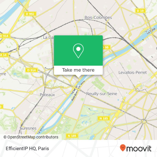 EfficientIP HQ map