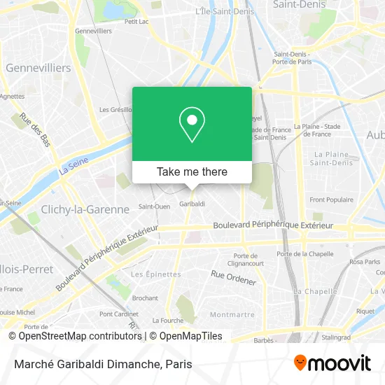 Marché Garibaldi Dimanche map