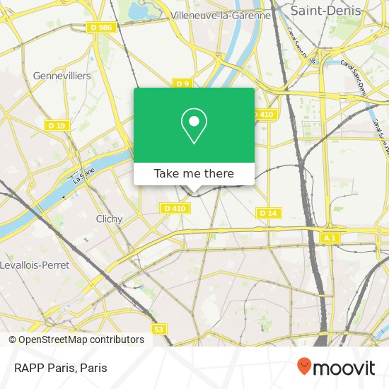 RAPP Paris map