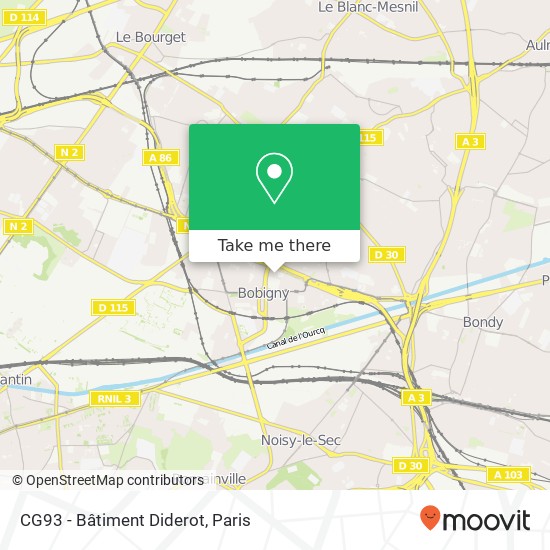 CG93 - Bâtiment Diderot map