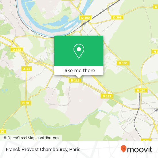 Mapa Franck Provost Chambourcy