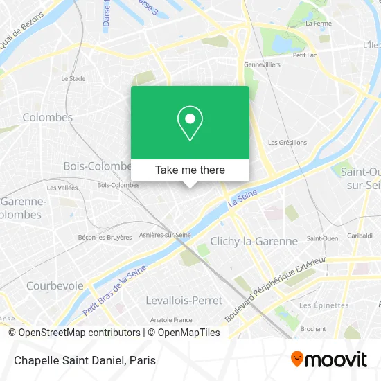 Chapelle Saint Daniel map
