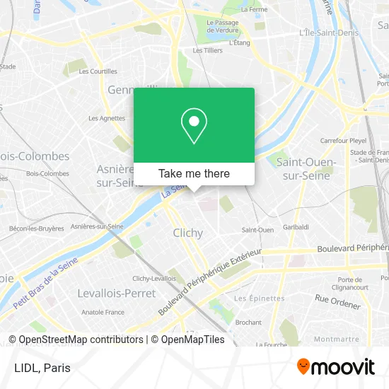 LIDL map