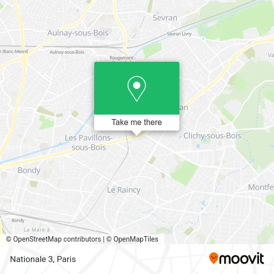 Nationale 3 map