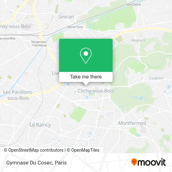 Gymnase Du Cosec map