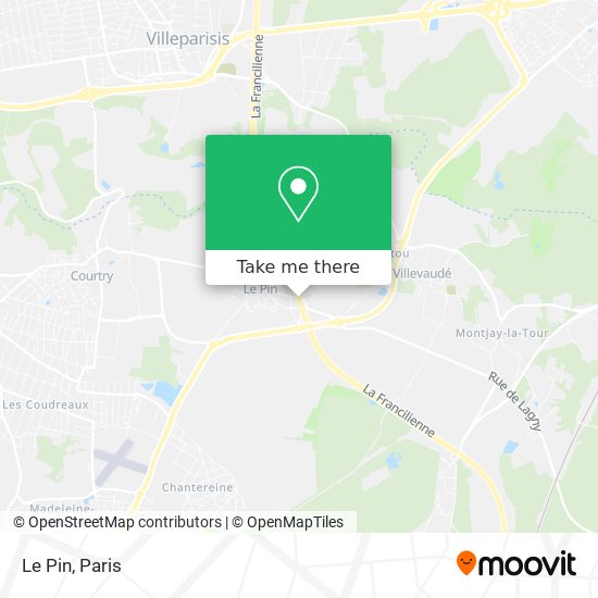 Le Pin map