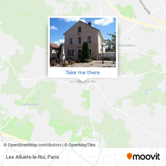 Mapa Les Alluets-le-Roi