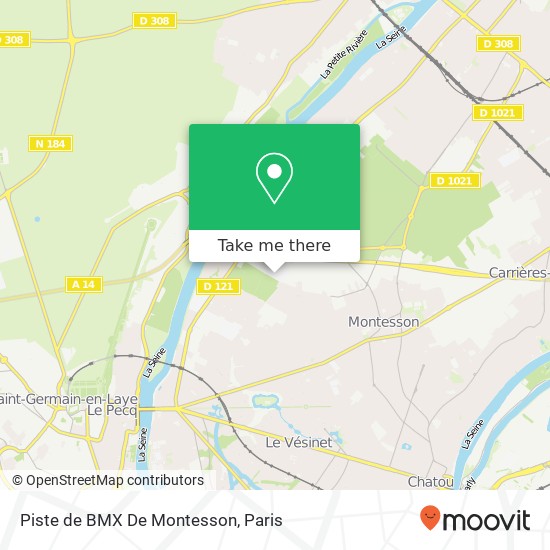 Piste de BMX De Montesson map