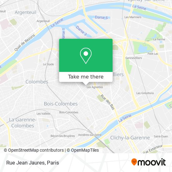 Rue Jean Jaures map