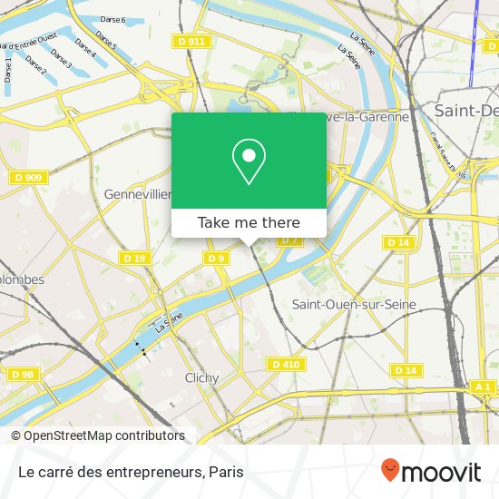 Le carré des entrepreneurs map